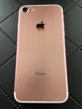 iPhone 7 -  128GB  Rose Gold - stan bdb. +etui 