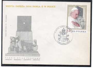 koperta FDC - 2483 - 1979r.- Jan Paweł II