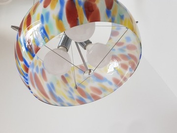 Lampa wisząca MURANO GLASS 40cm do salonu lub nad stół 3x100W LED