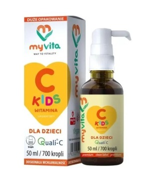 MyVita Kids witamina C krople dla dzieci 50 ml