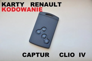 Karta Renault Captur Clio 4 + kodowanie