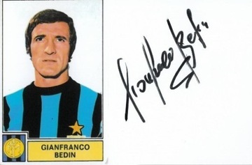 Bedin Gianfranco PEMK 1965 (Inter) autograf