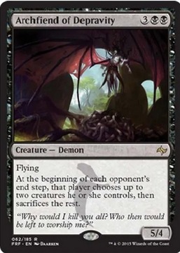 Archfiend of depravity