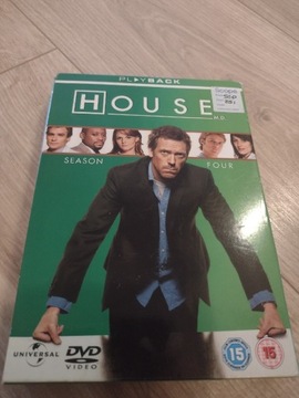 House sezon 4. 4 płyty DVD. Działające. Ang.