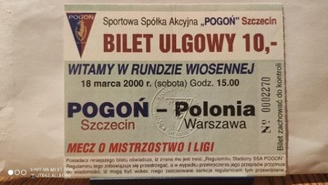 Pogoń Szczecin - Polonia Warszawa 2000