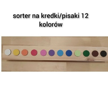 Sorter na kredki 12 kolorów