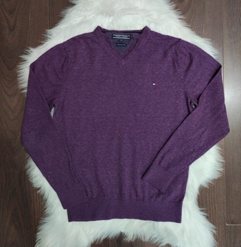 Fioletowy sweter Tommy Hilfiger S