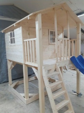 Domek drewniany dla dzieci JUNIOR