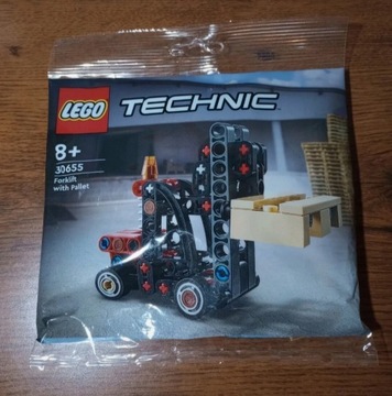 LEGO Technic WÓZEK WIDŁOWY Z PALETĄ 30655