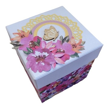 Urodziny imieniny exploding box personalizowany