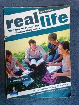 Książka - język angielski-Real Life-kurs do matury