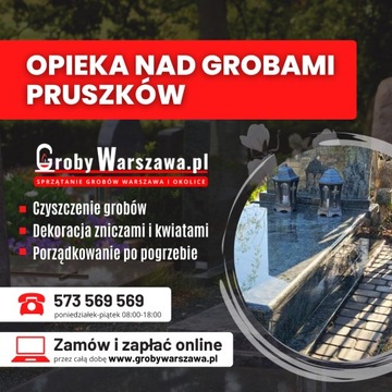 Opieka nad grobami Pruszków, sprzątanie grobów