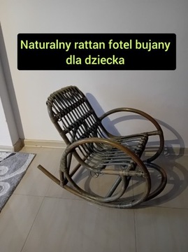 Fotel bujany dziecięcy Bujak fotel na biegunach 