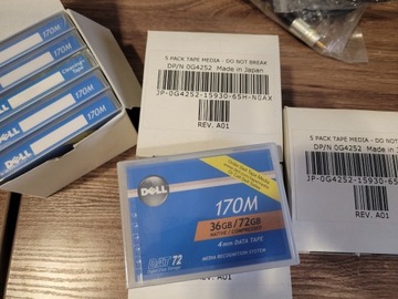 Nowa Taśma Dell DAT72 170M 36GB/72GB