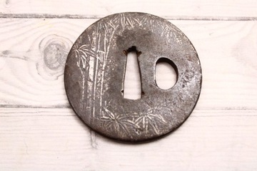 84/ JAPOŃSKA TSUBA. OKRES EDO 1603 - 1868. 