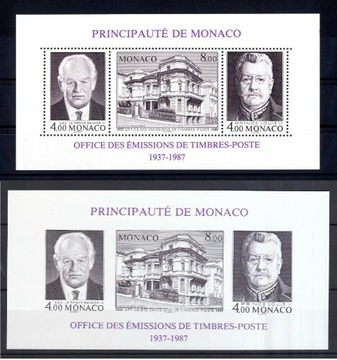 Monako 1986 - 50 lat biura wyd. znaczków, Słania