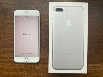 Telefon biały iphone 7plus 128gb 