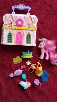 Zestaw my little pony Pinkypie, domek  akcesoria!