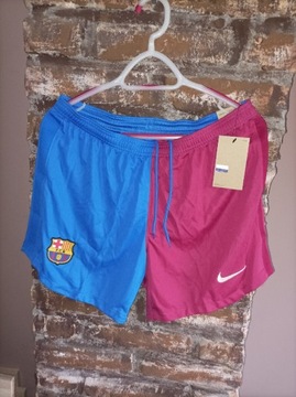 Nowe, spodenki, szorty, Nike FC Barcelona, L 