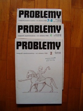 CZASOPISMO PROBLEMY  nr 2,4, 7-8 1981