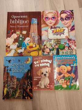 ZESTAW 5 książek dla dzieci!