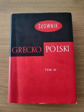 Słownik grecko-polski tom 3
