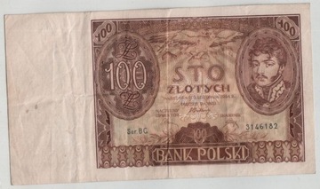 100 zł 1934 , Ser. B C.