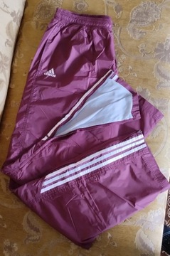 SPODNIE ADIDAS MĘSKIE BORDOWE XXL 