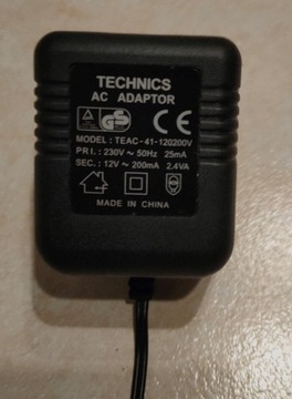 Zasilacz Technics AC Adapter TEAC-41-120200V