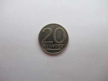 20 ZŁ. MONETA 20 ZŁ.1986