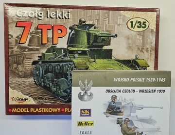 Czołg 7TP jednowieżowy MIRAGE + załoga GRATIS