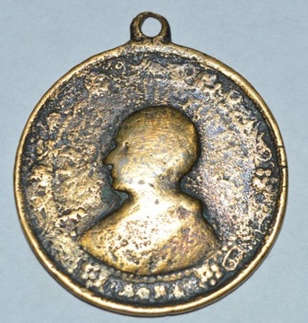 Medal Antyk Papież Leon XIII 1887 UNIKAT
