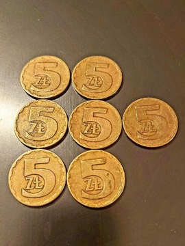 Moneta 5 zł 1977 Bez znaku mennicy