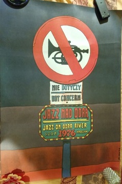 Plakat "Jazz nad Odrą 76 " Jan Sawka