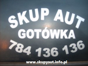 SKUP AUT ZA GOTÓWKE  784 136 136  Pomorskie