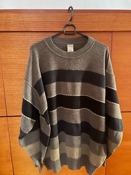 Włoski sweter ROBERTO SARTO 50% wełna 56 XXL