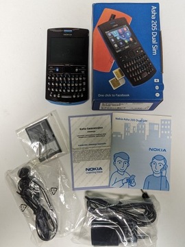 Nokia Asha 205 Dual Sim kolor mocca