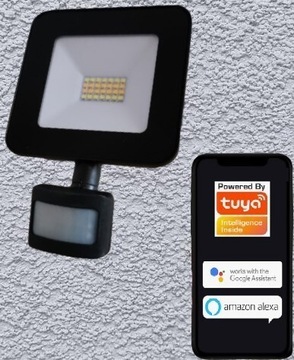 Tuya LED lampa 20W sensor ruchu zmierzchu czujnik