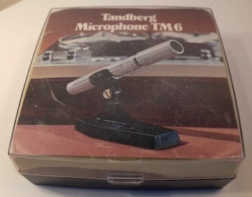 Vintage Mikrofon dynamiczny Tandberg + Adapter