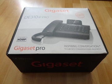 Nowy telefon GIGASET DE310 IP PRO w boxie