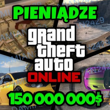 GTA 5 V Online 150,000,000$ Money Kasa Pieniądze