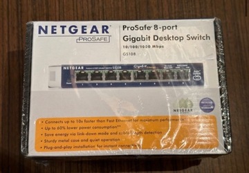 NETGEAR Gigabit Desktop Switch 10/100/1000 GS108