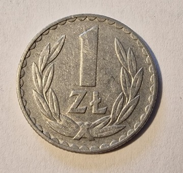 Moneta z 1976 r bez znaku mennicy