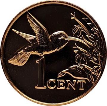 Trynidad i Tobago 1 cent 1975, prooflike KM#25
