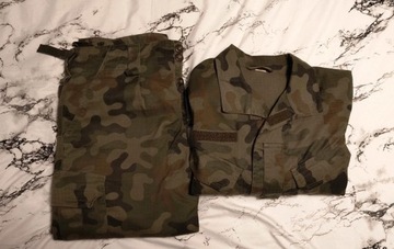 Wojskowe moro L/XL-wzór 123,spodnie+kurtka+gratis