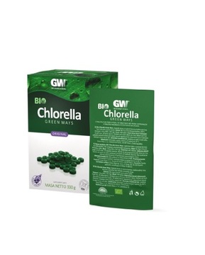 Chlorella PREMIUM BIO GreenWays w drażetkach