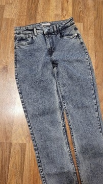 Diverse jeansy 38 M nowe wysoki stan spodnie rurki