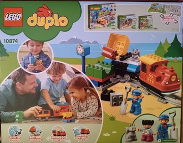 LEGO DUPLO Town Pociąg parowy 10874