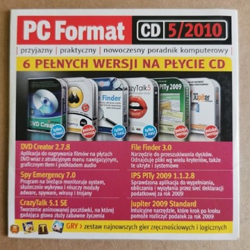 PC Format nr 5 2010 plyta CD