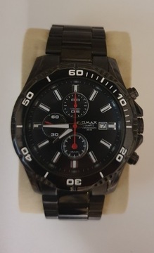 Zegarek OMAX DSX005 Duży Epson ym92a czarny chrono